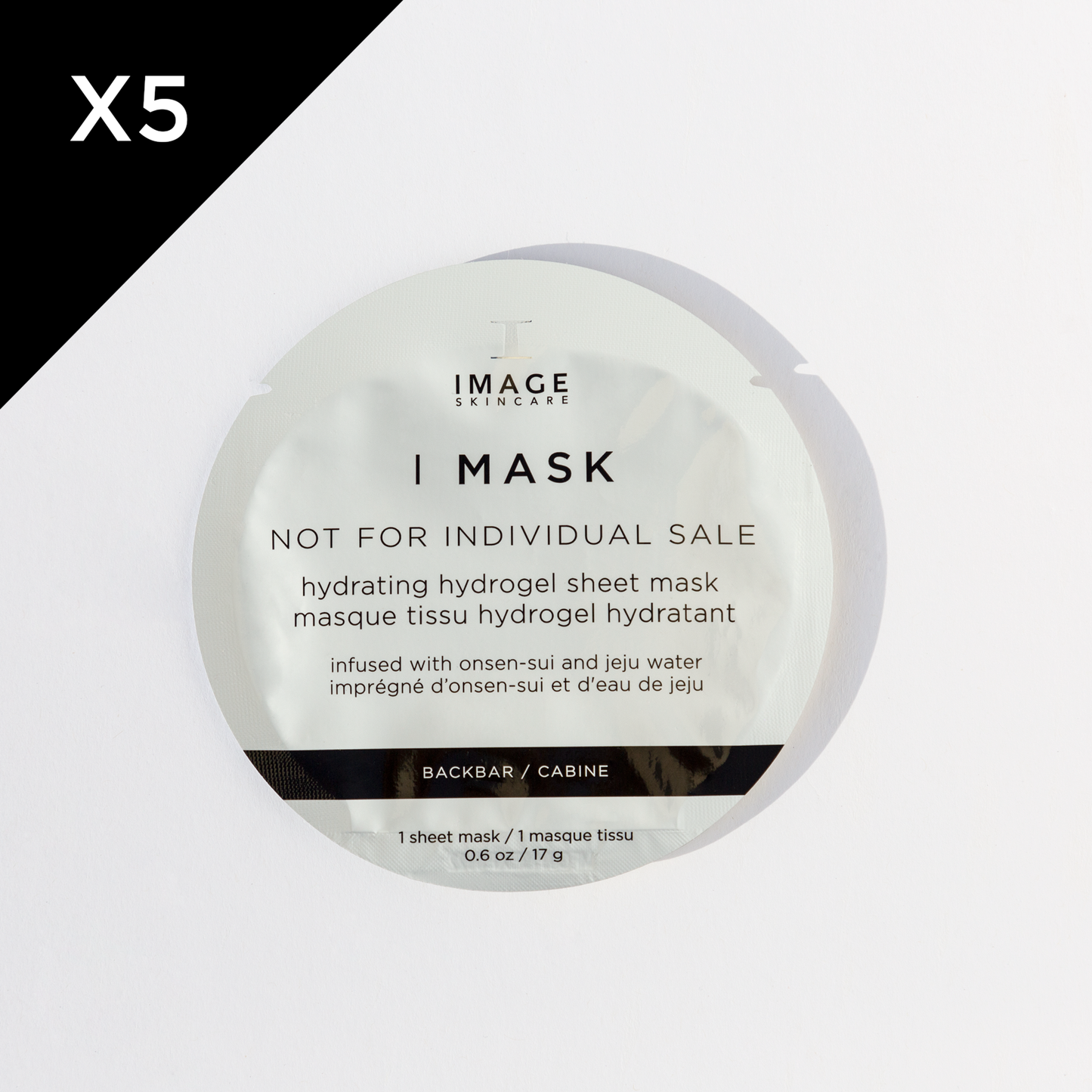 I MASK hydrating hydrogel sheet mask for the treatment room (5 pack) - BB-301