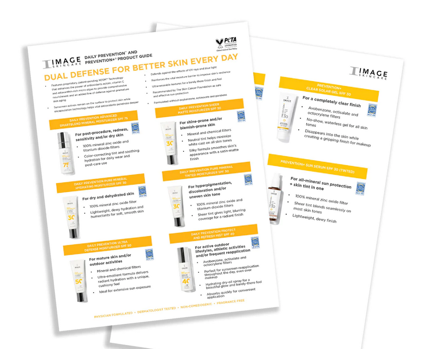 Daily Prevention Comparison Chart 2024 Business to Acct (pack of 20) - IM-623